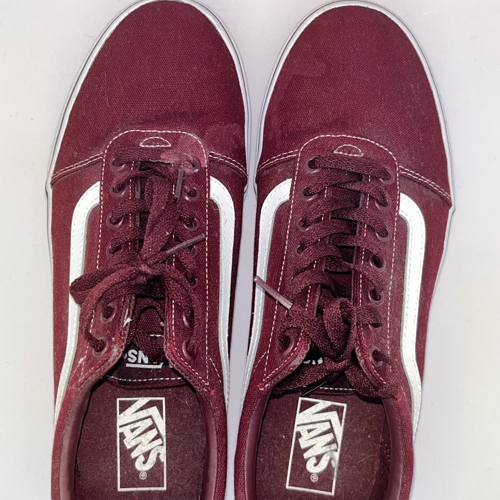 Burgundy Vans Old Skool Skater Shoe